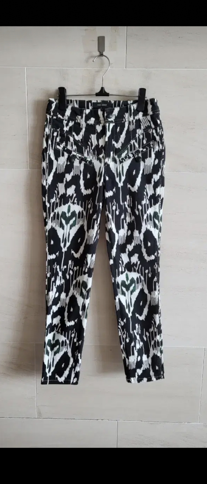 (정품) ISABELMARANT패턴 스키니 팬츠