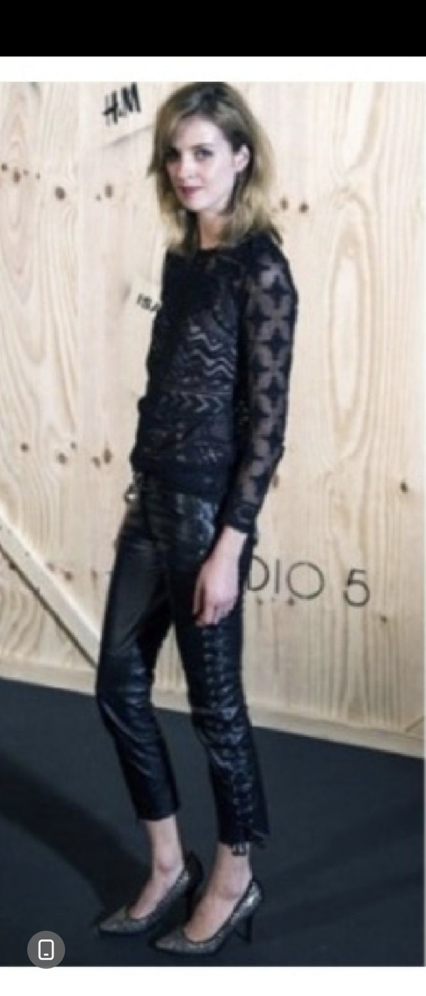 (정품) ISABEL MARANT *H&M콜라보 레이스탑