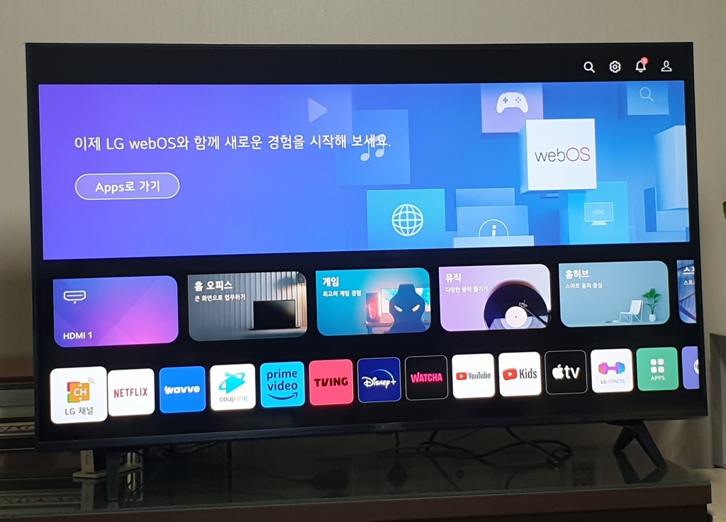 LG 50인치 인공지능 스마트TV(4K UHD)