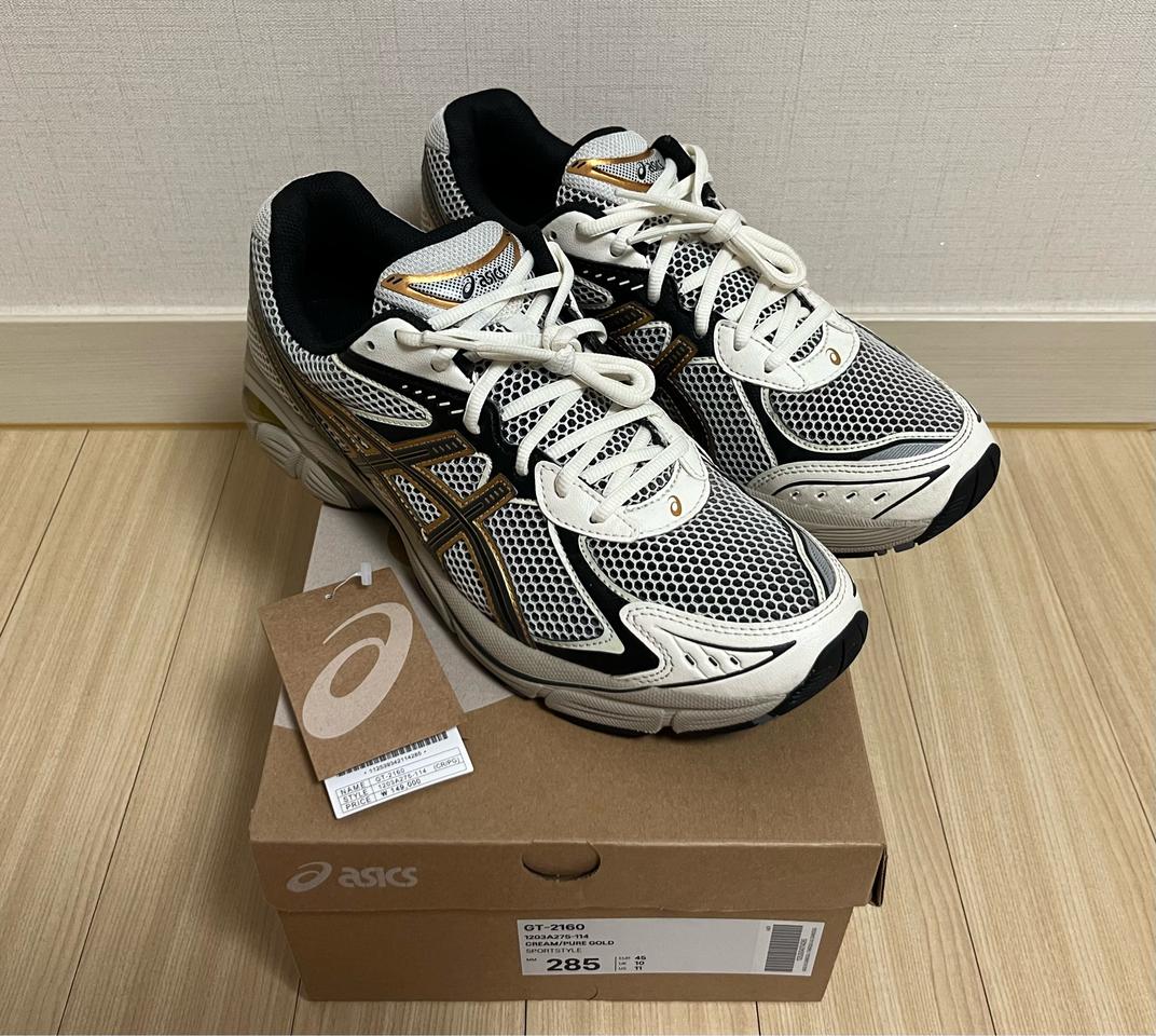 [285] 아식스 GT-2160 크림 퓨어 골드