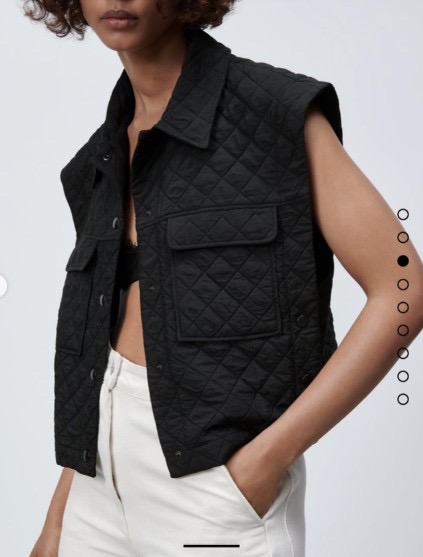 ZARA 패딩 베스트