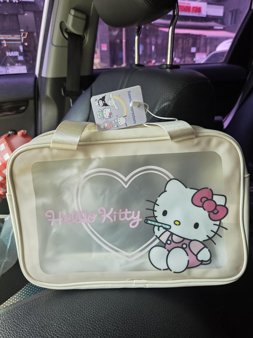 휘귀,산리오 헬로키티 방수 가방,수영장 가방