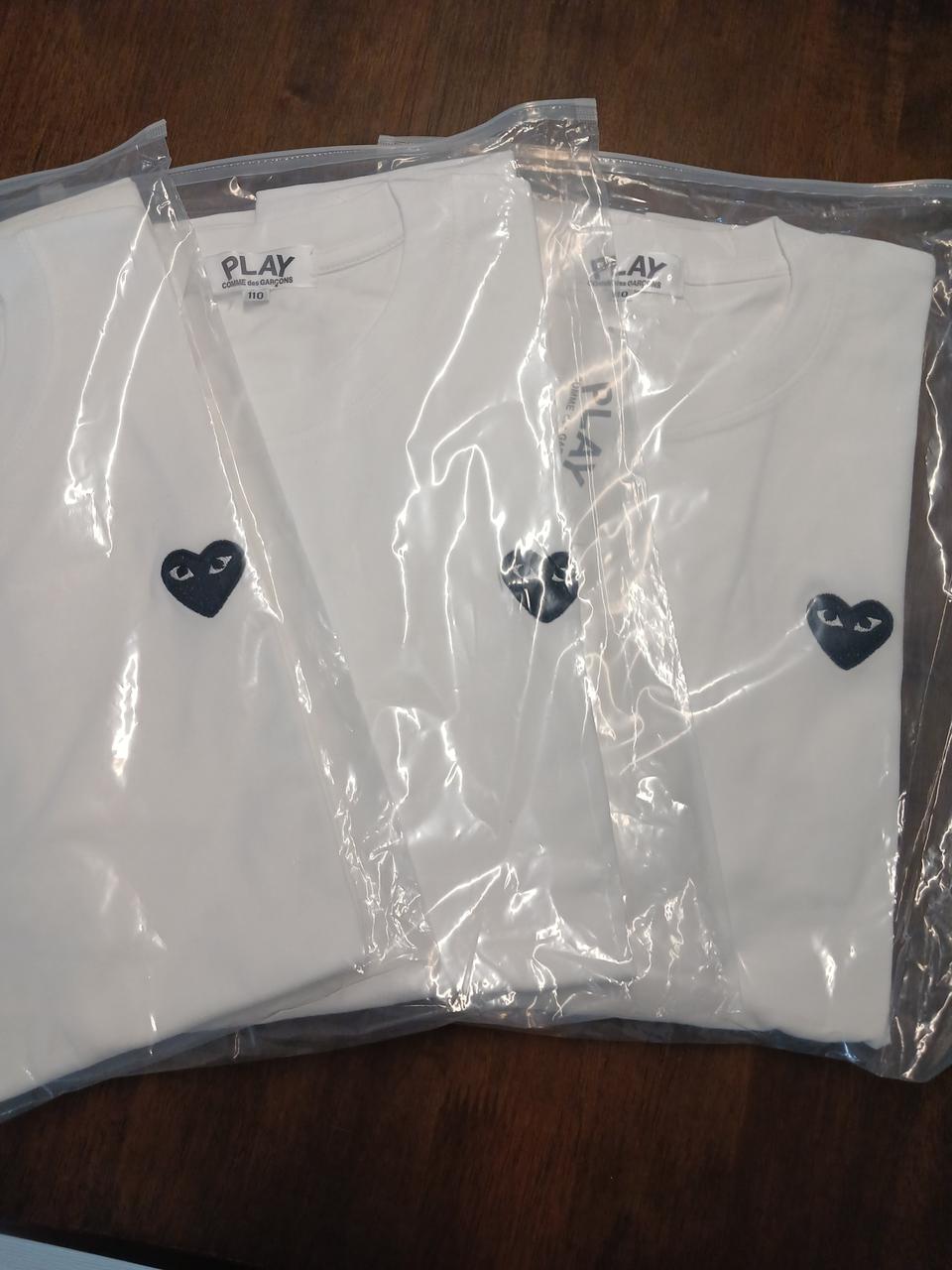 꼼데가르송 화이트 반팔티110