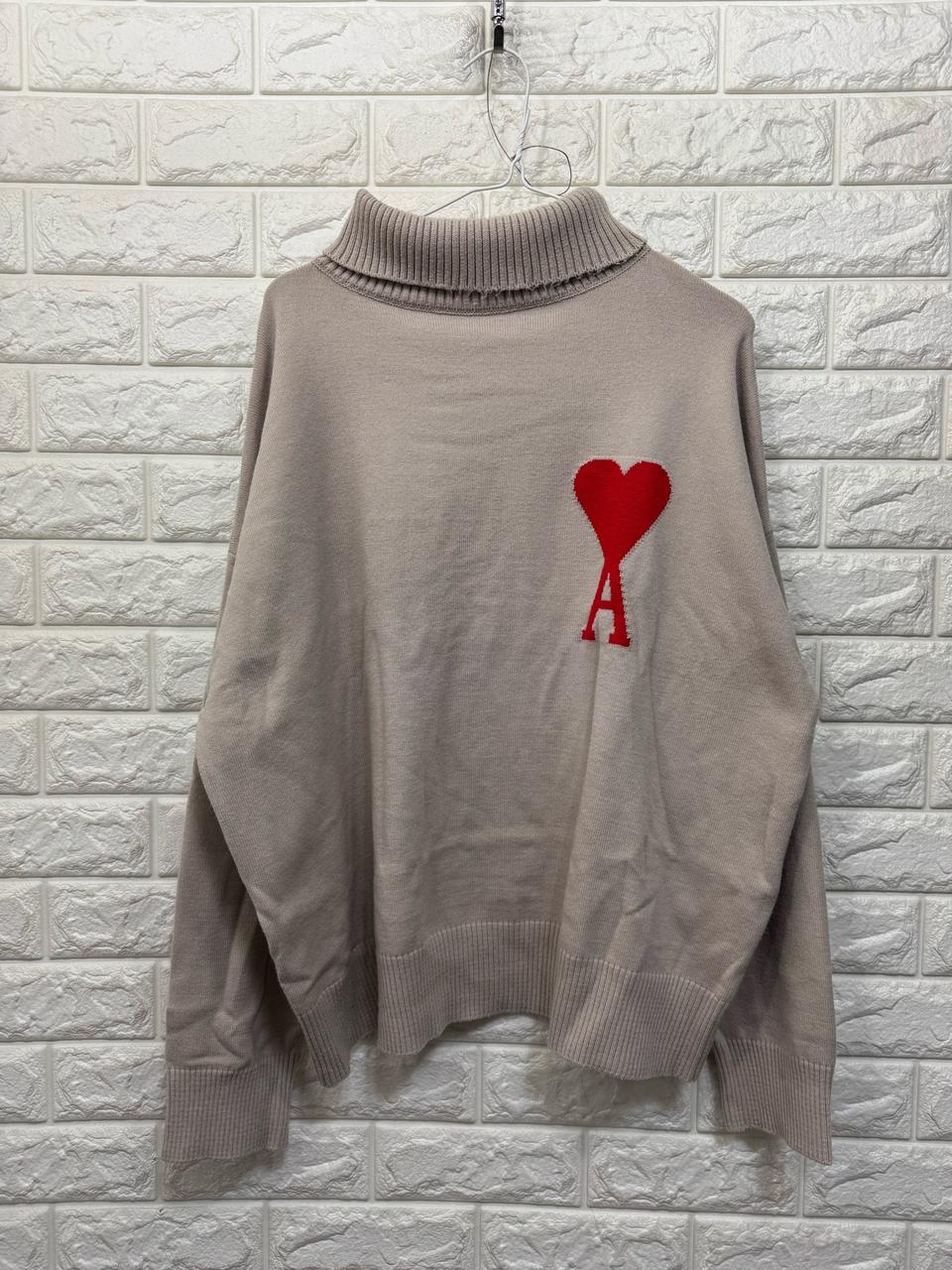 아미 목폴라 니트 L