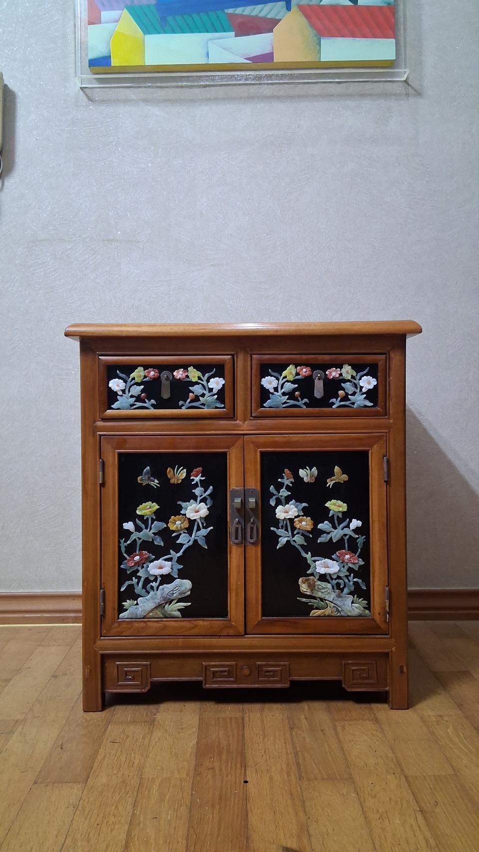 옥돌장식장 옥돌장