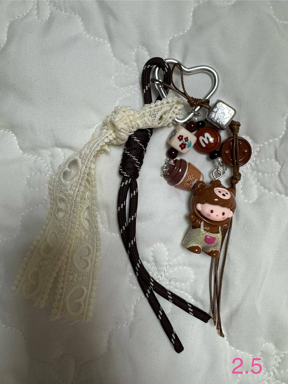 귀여운 곰돌이 키링 핸드폰줄