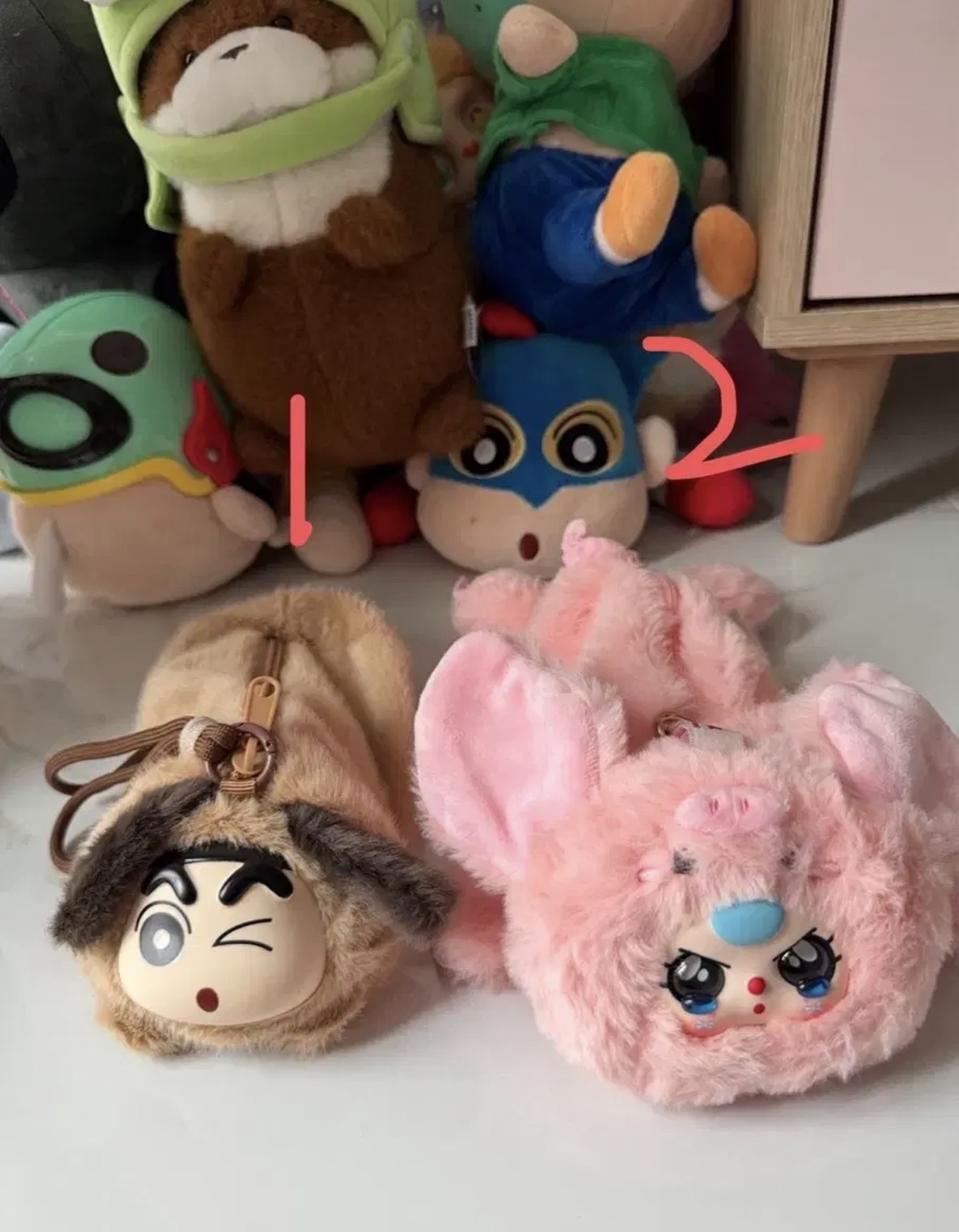 베이비쓰리.짱구필통 겸 파우치