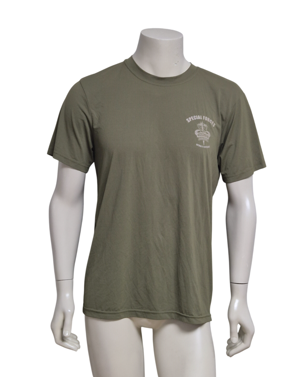 ⭐육군 사제 맞춤 특전사 기념 기능성 라운드 반팔 티셔츠 (L)⭐
