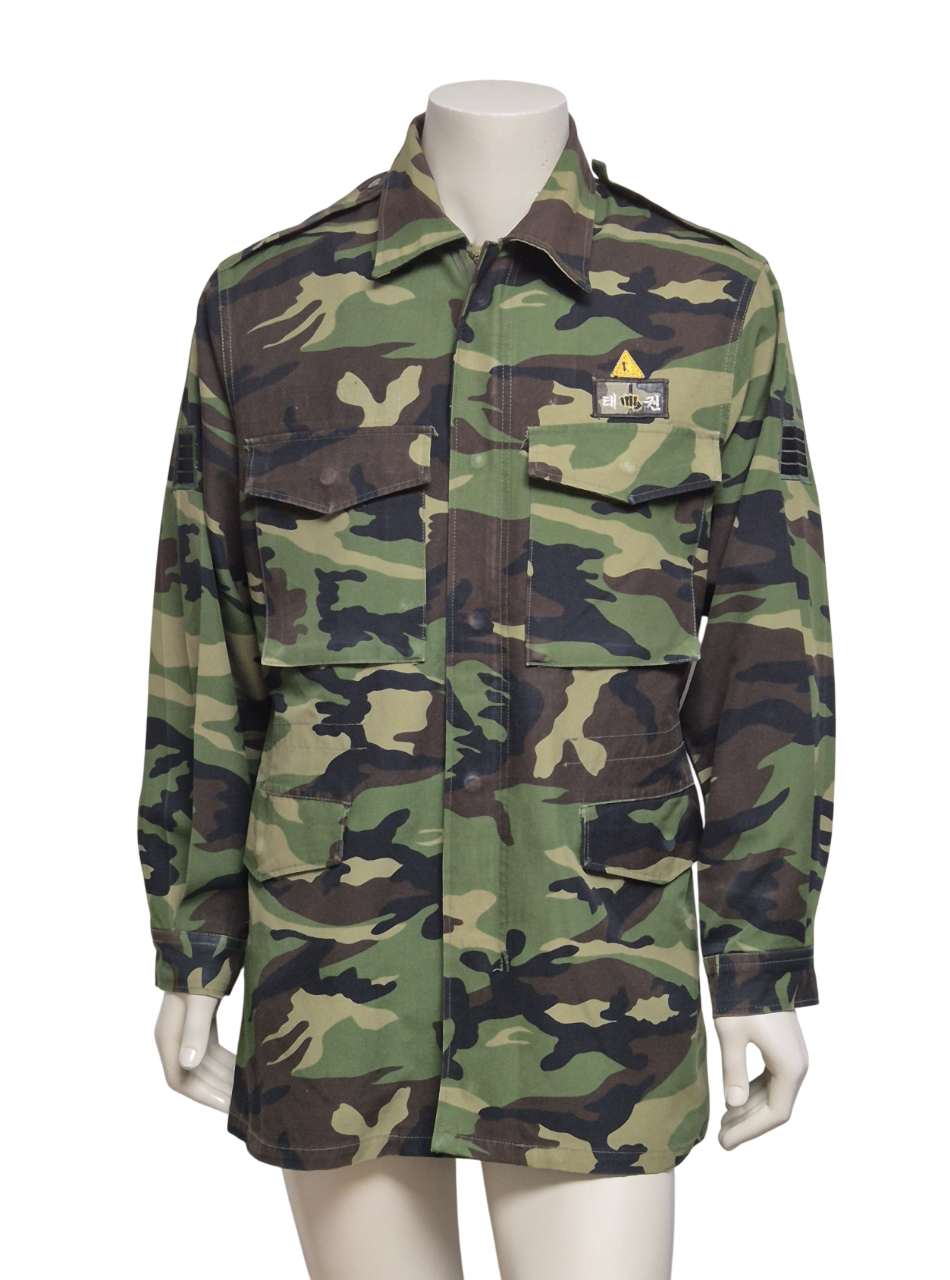 육군 구형 90s 병장 초기형 얼룩무늬 야전상의 전투복 자켓 점퍼 (M)