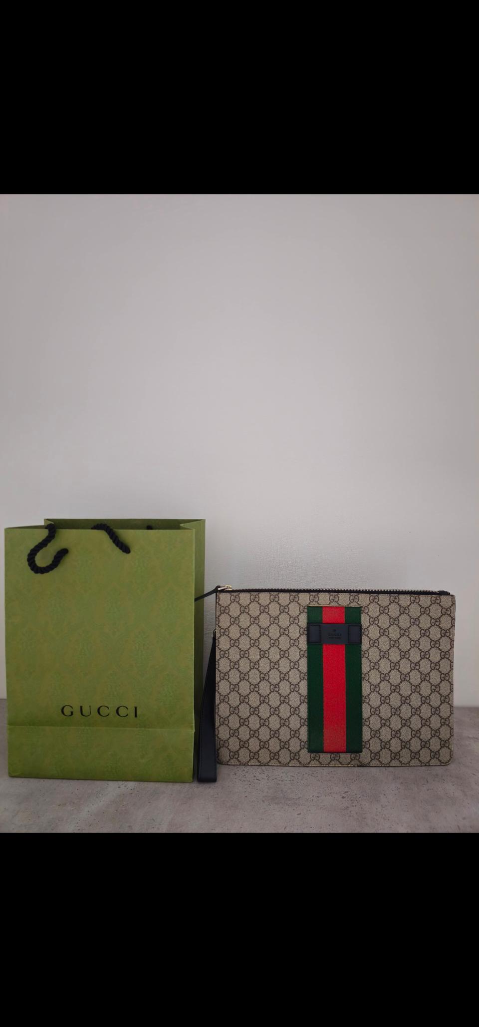 구찌 GG 수프림 오피디아 클러치백 (433665)