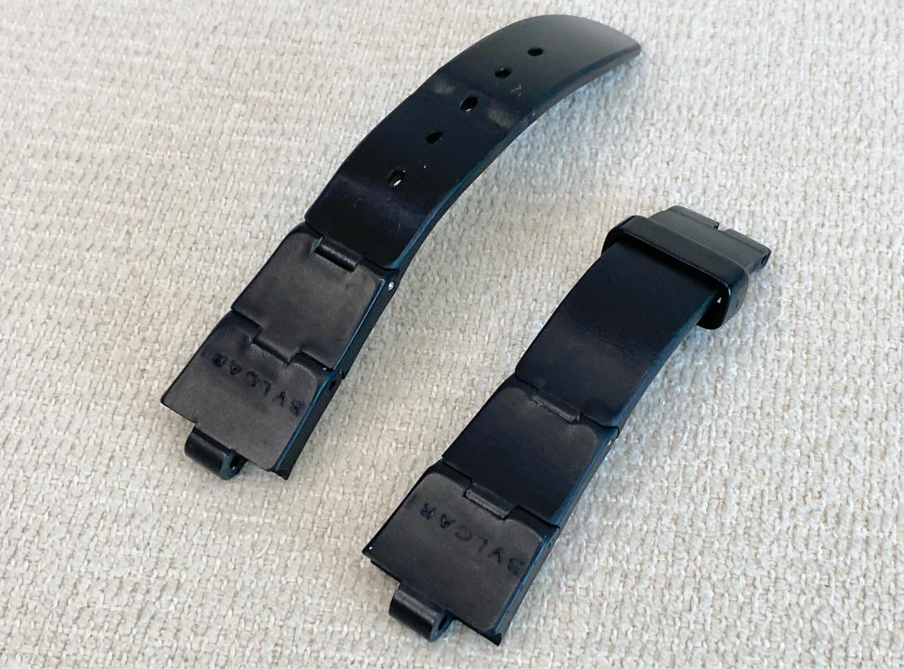 불가리 정품 우레탄 러버 스트랩