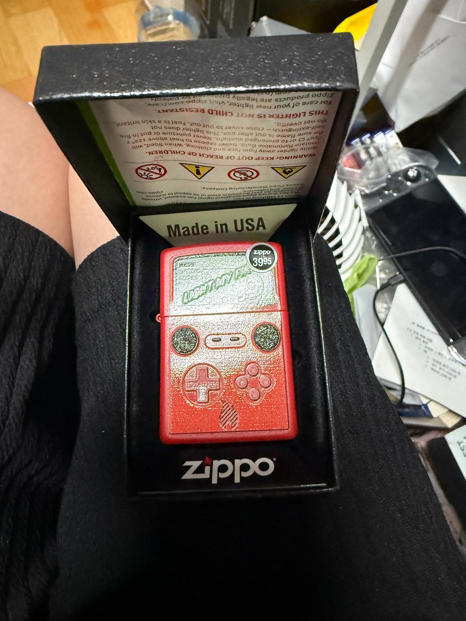 [새상품] zippo 게임보이 타입 라이터