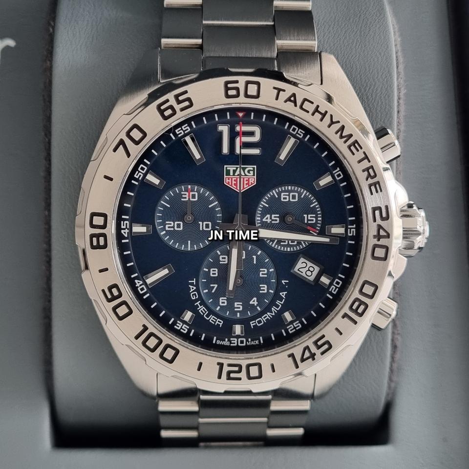 태그호이어 포뮬러1 크로노 쿼츠 청판 43mm CAZ101K
