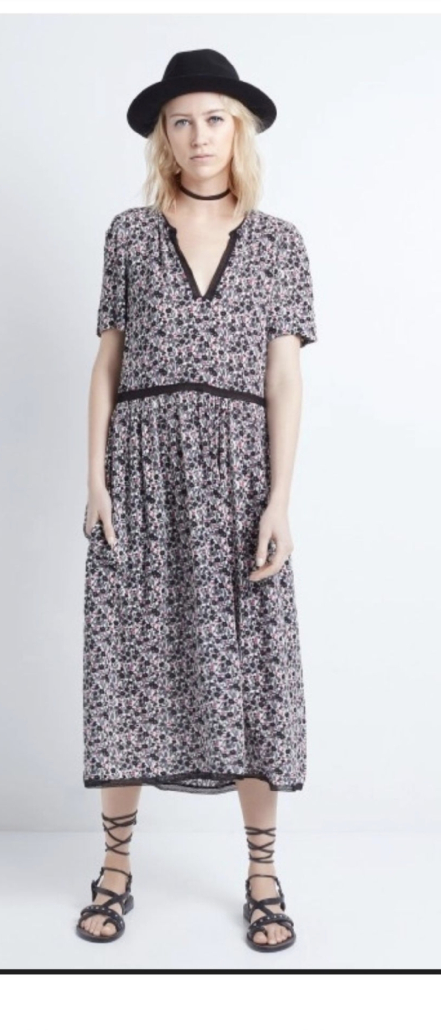 (정품) ZADIG&VOLTAIRE RIVALE PRINTS 맥시 드레스