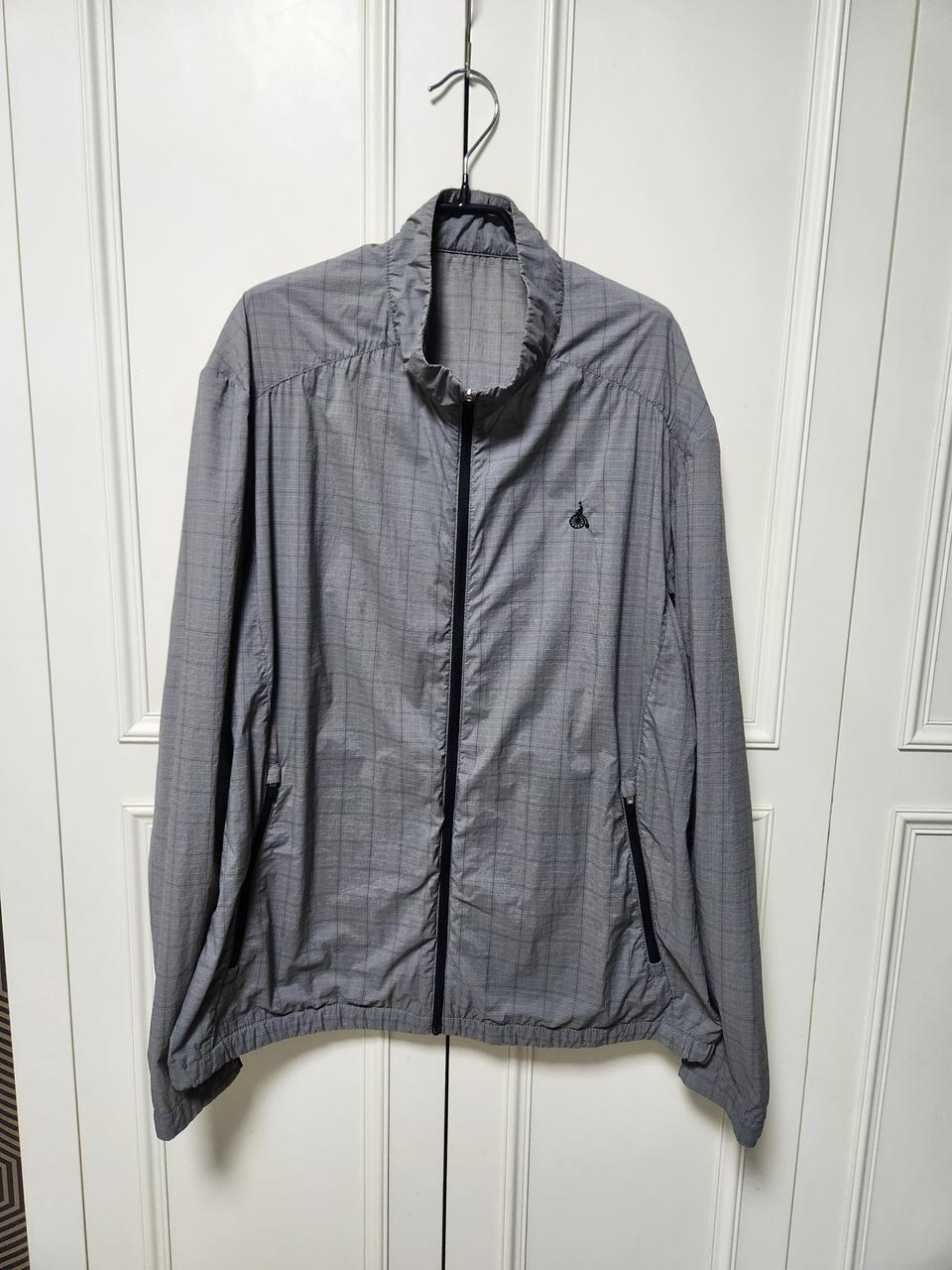 (2XL)빈폴골프 글렌체크 경량 자켓