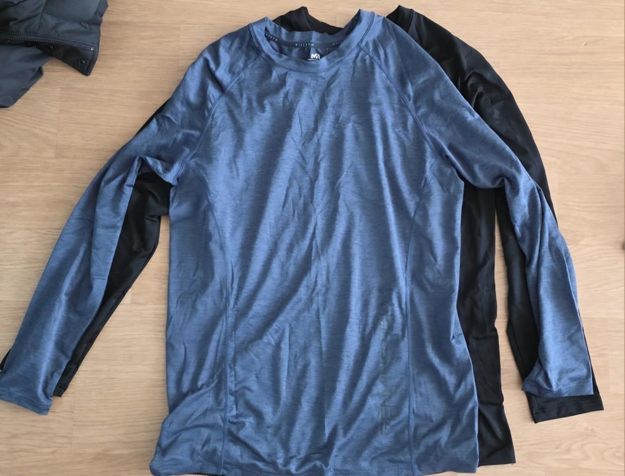 밀레 기능성 LS Black&Light Blue 105 2벌
