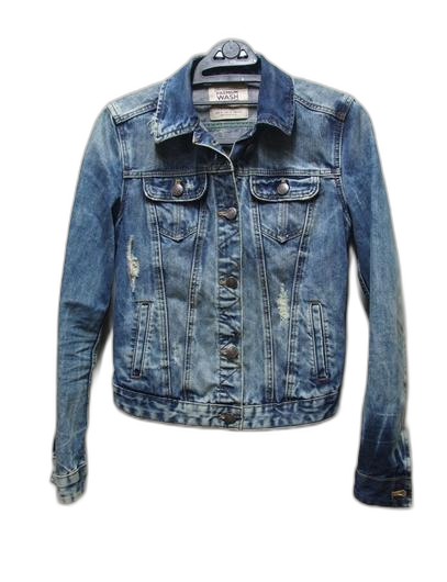ZARA TRF 자라 빈티지 워싱 청자켓 S 55
