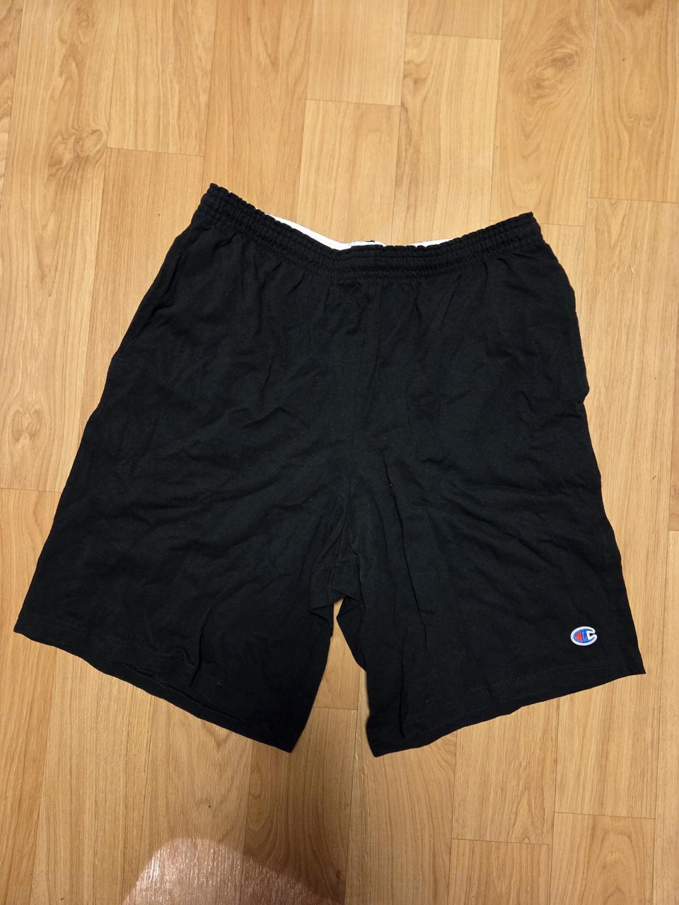 챔피온 검정 반바지 여름 트레이닝 블랙 숏팬츠 무신사