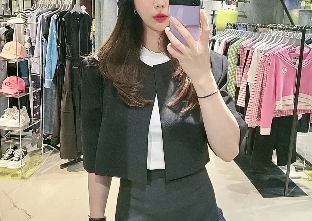 럭키슈에뜨 숏 자켓 (36)