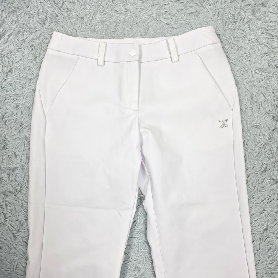 [신품급] JDX 여성 X라인 니트 요크 골프팬츠 화이트 64호