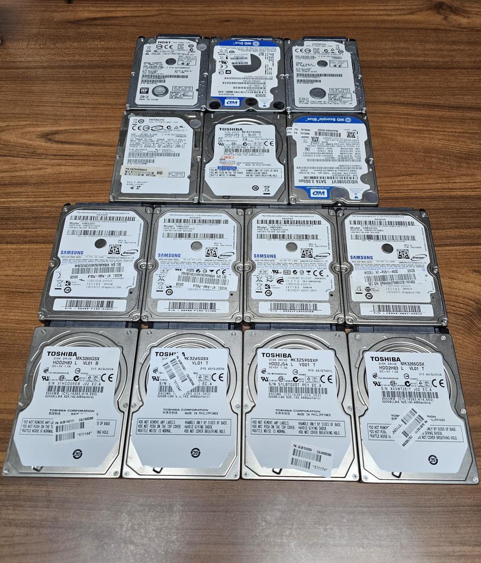 다양한 2.5인치 HDD 하드디스크 팝니다.
