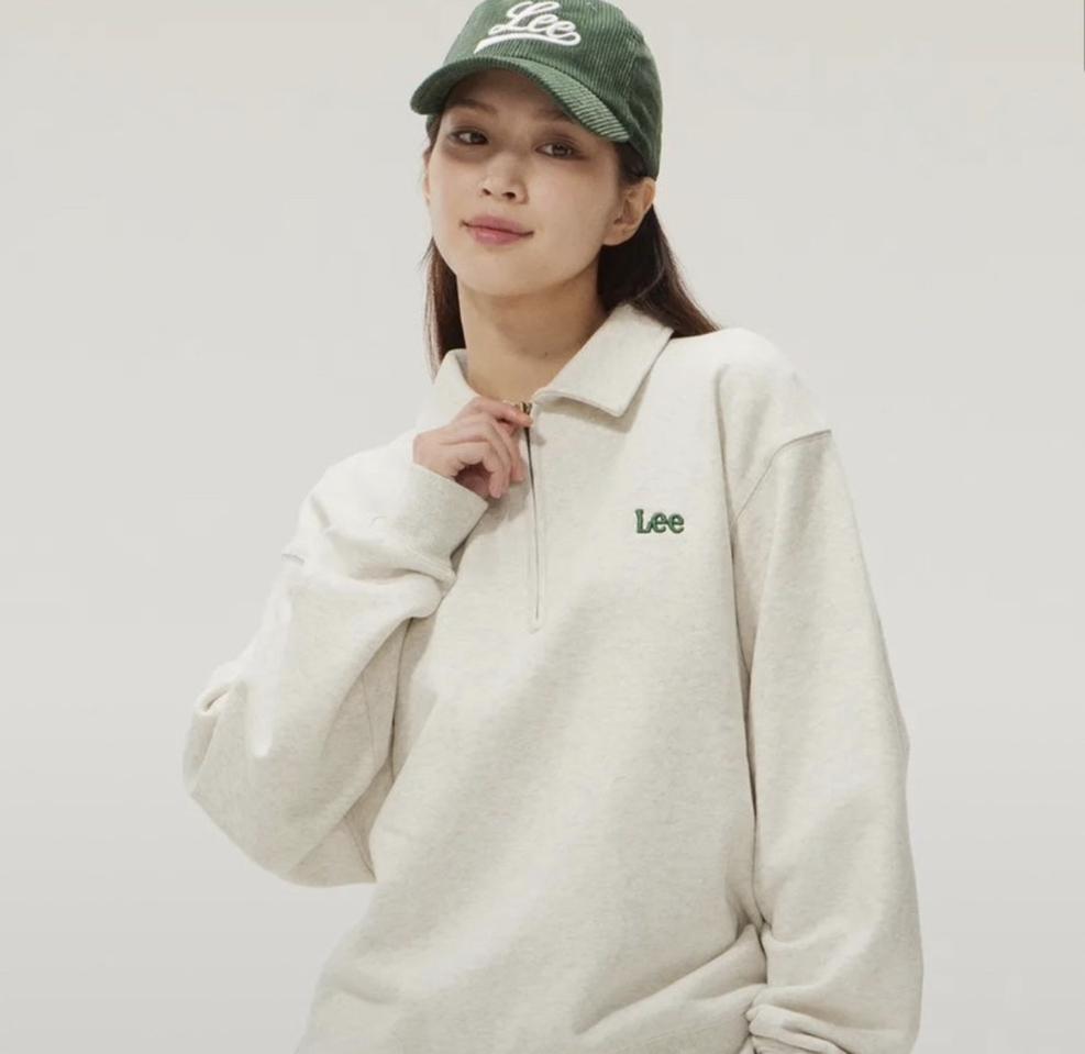 LEE 리 반집업  스몰 트위치 하프 집업 카라 맨투맨 반집업 추천