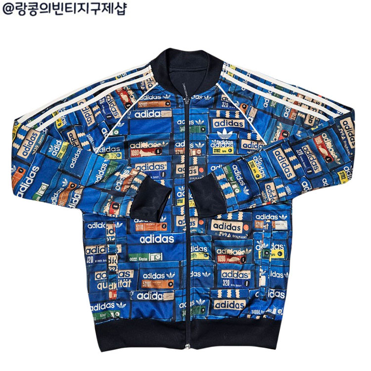 아디다스 올드스쿨 슈즈박스 양면 져지 자켓