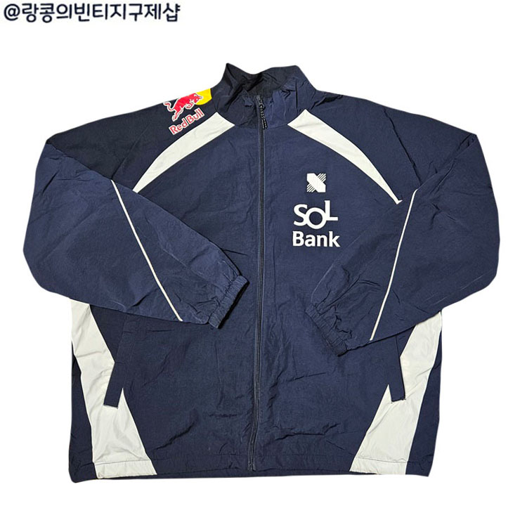 레드불 올드스쿨 빈티지 바람막이 자켓