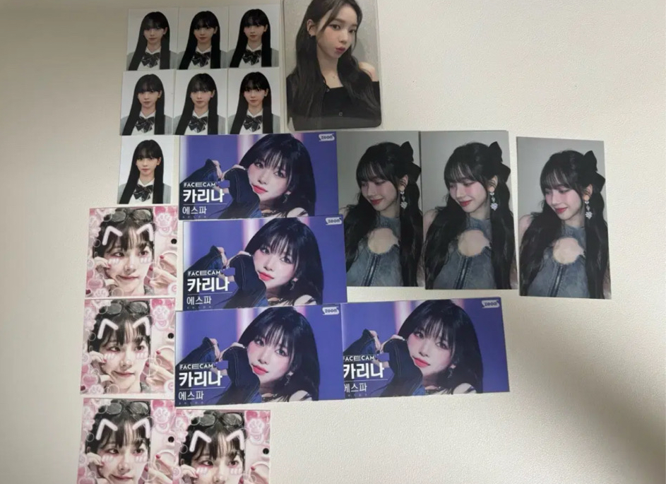 에스파 카리나 포토카드 일괄