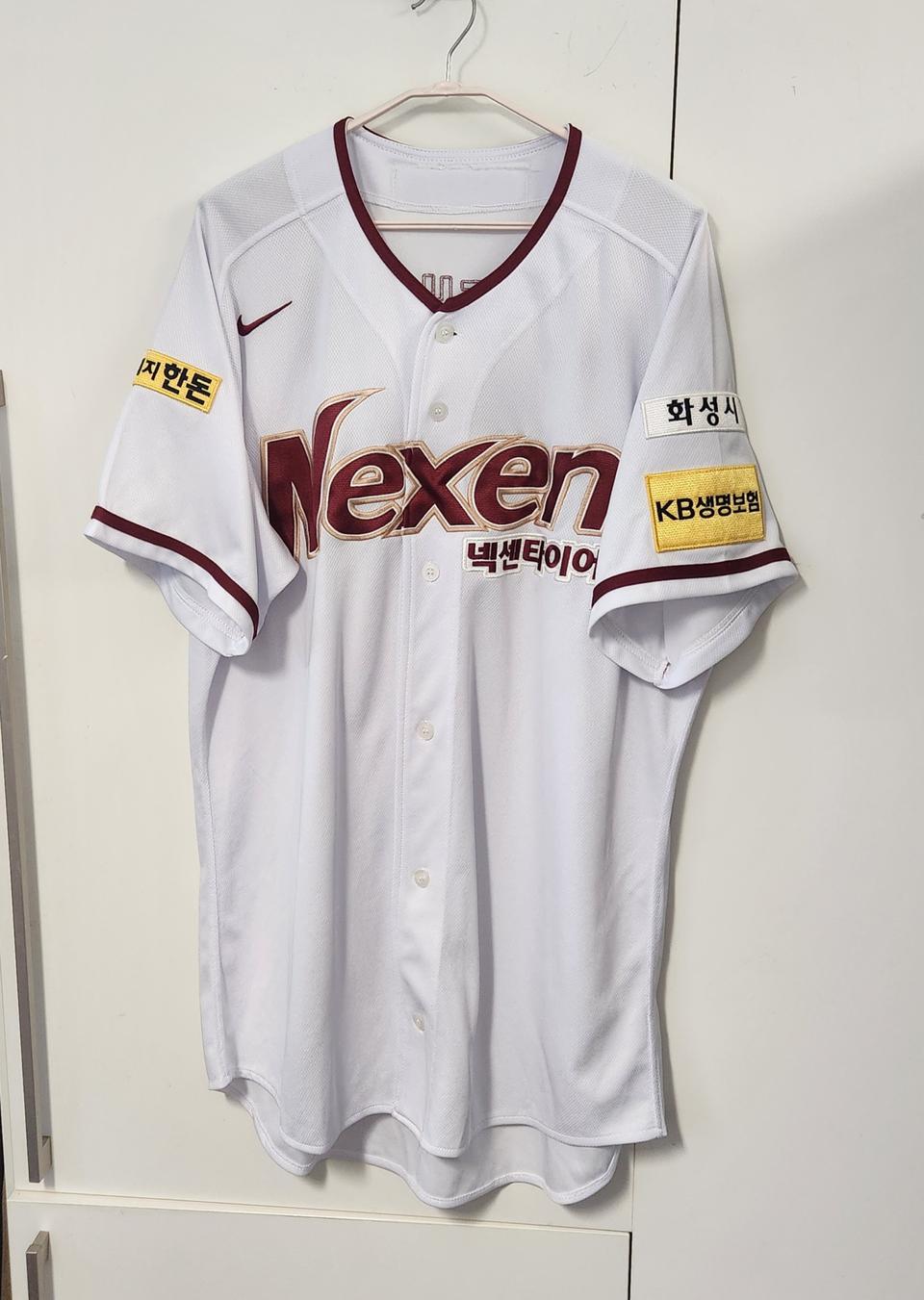 넥센 히어로즈 나이키 야구 유니폼 2XL