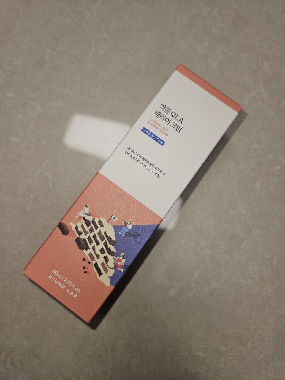 라운드랩 약콩 QLA 베리어 크림 80ml