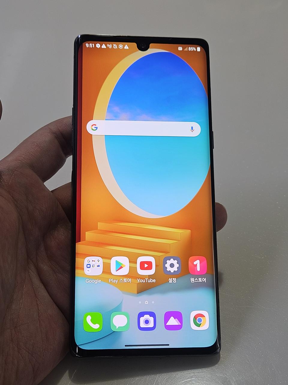 LG 벨벳폰 블랙 9만