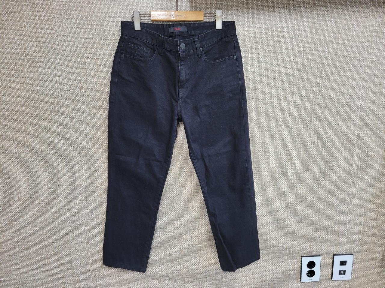 32인치 플랙 청바지 흑청
