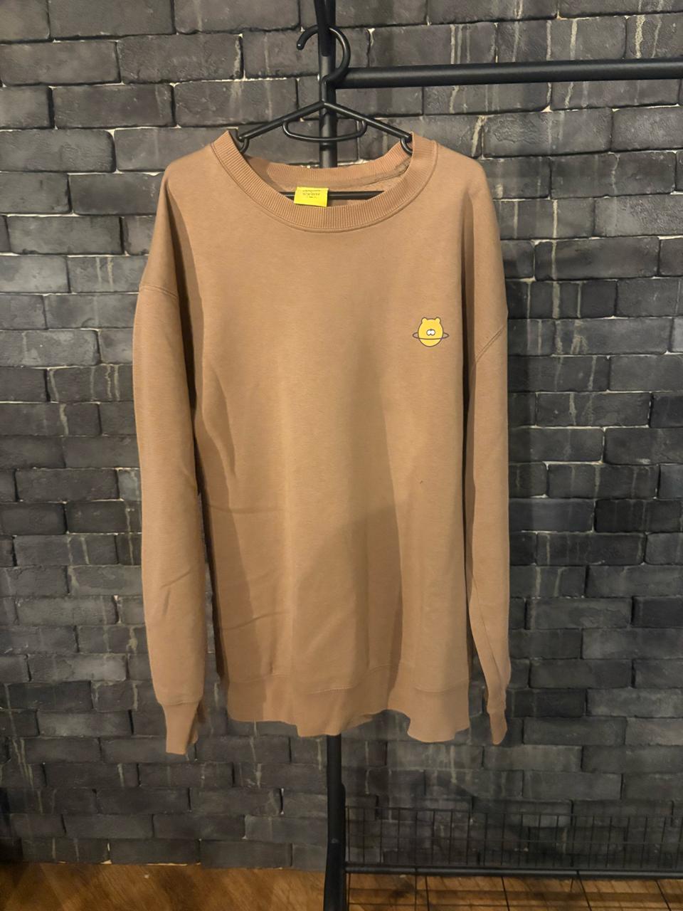 [중고/XXL]카카오 라이언맨투맨 (브라운)