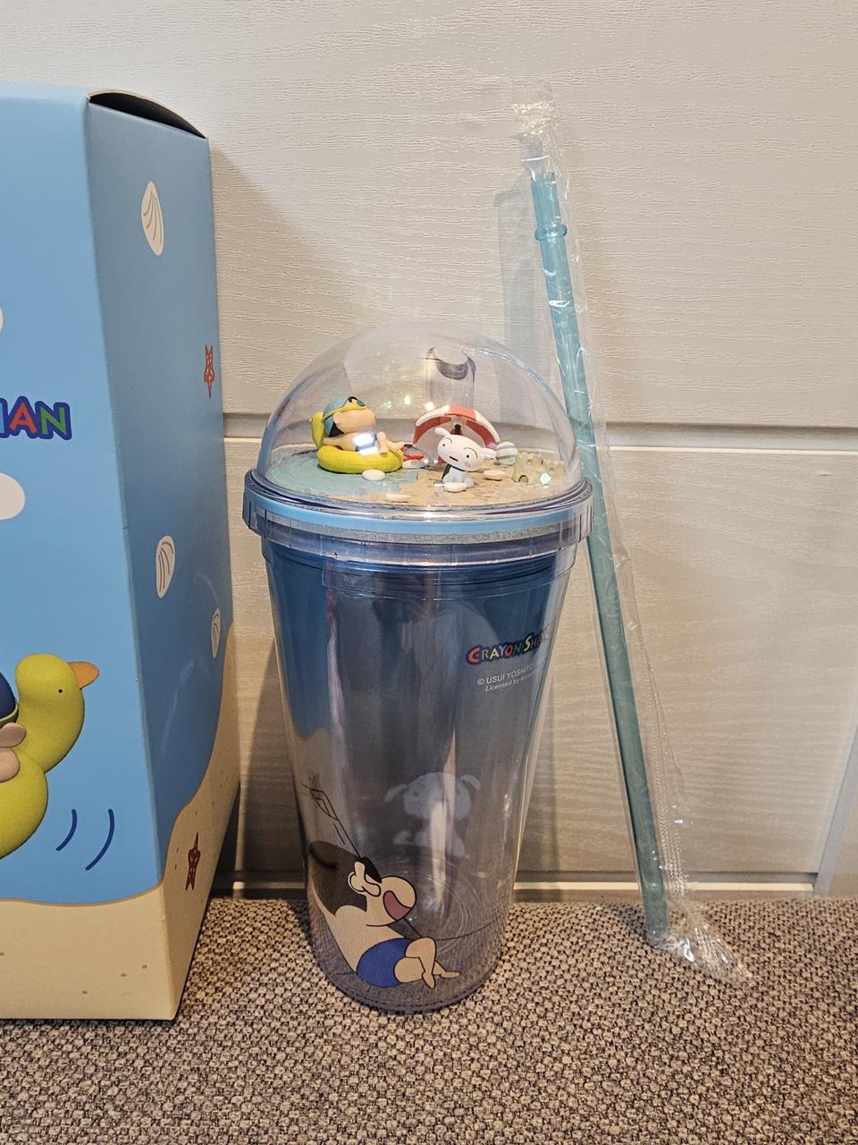 (미개봉)짱구는못말려 짱구 텀블러 새거 팔아요