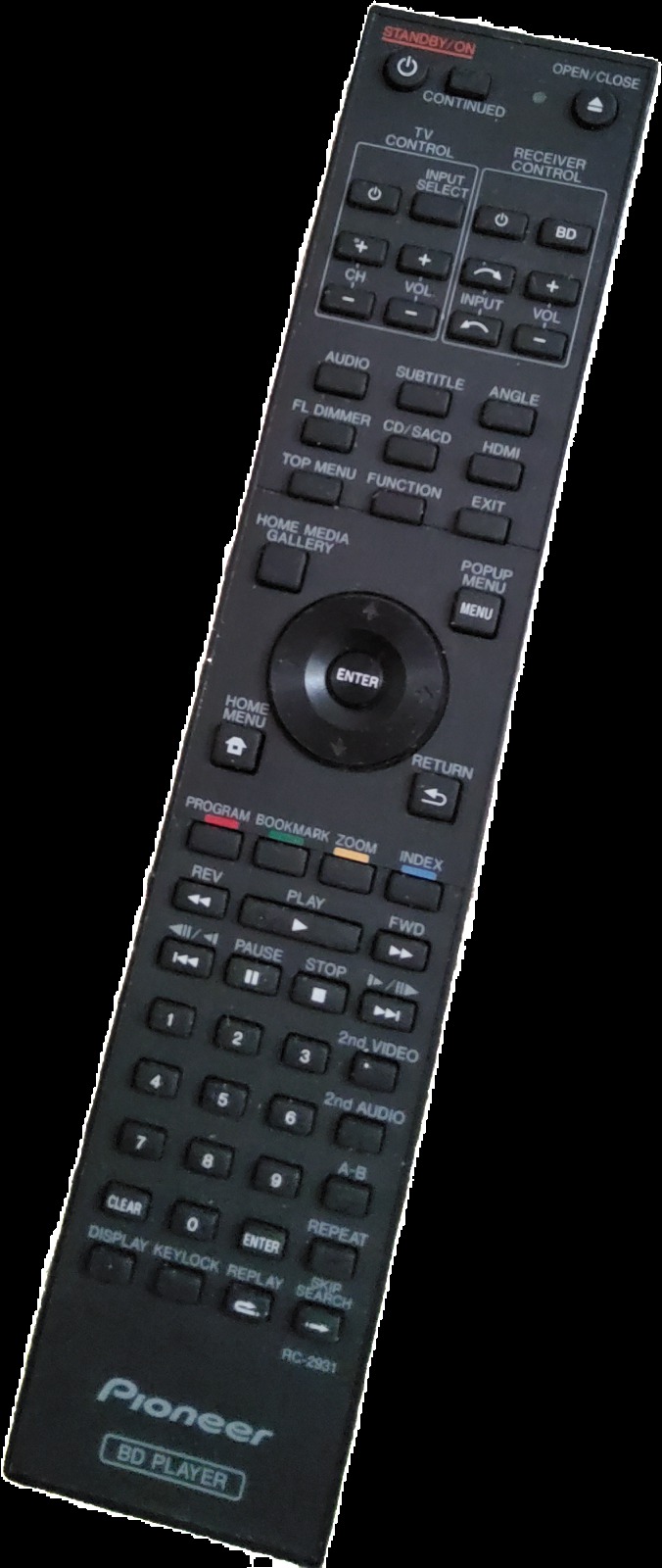 파이오니어(Pioneer) 블루레이 리모컨 RC-2931 (미사용급)