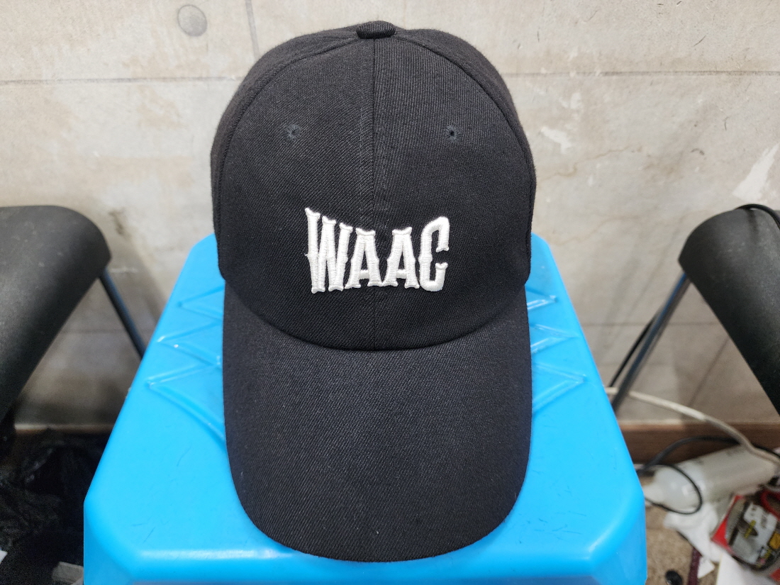 (58)왁 WAAC 골프 정품 남성 캡 골프모자/58CM/상태우수 