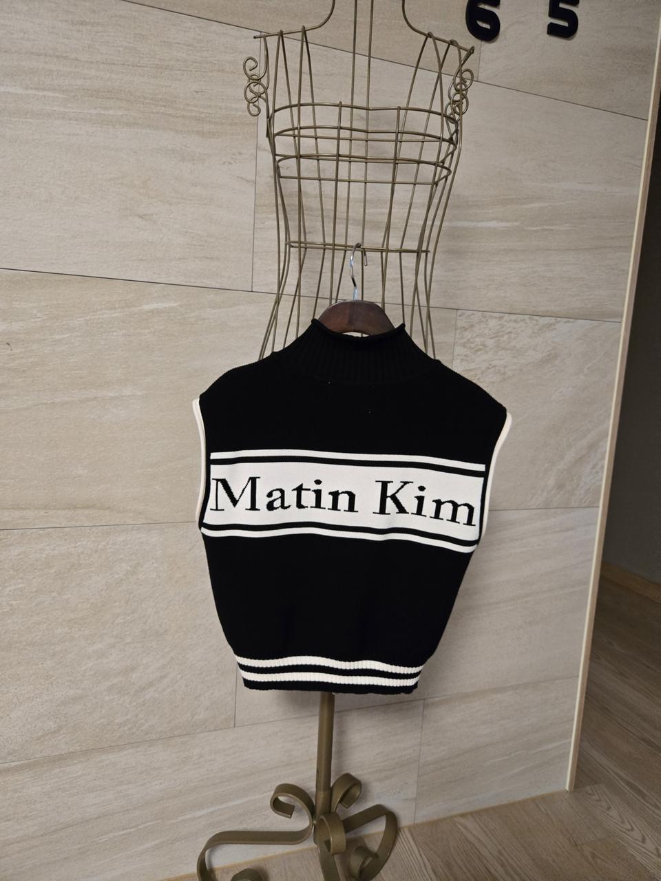 [s] 마뗑킴 여성 크롭 니트 조끼 집업