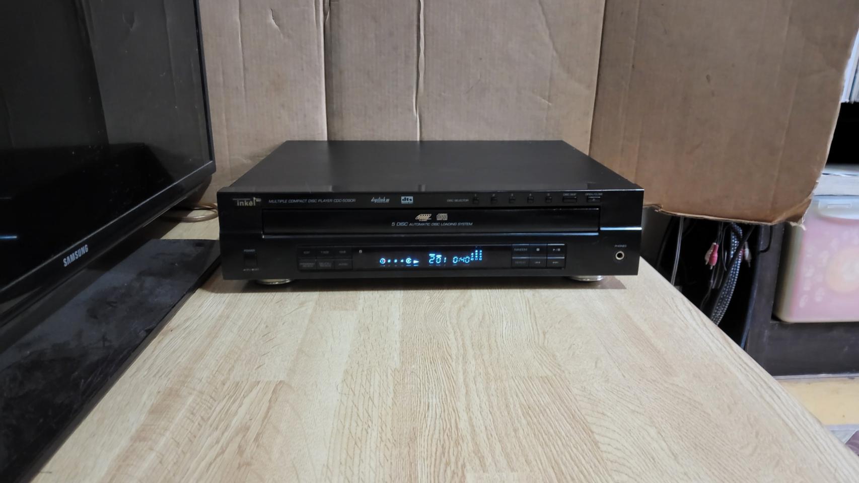 인켈 5CD 플레이어 CDC 5090R (오디오 앰프 스피커