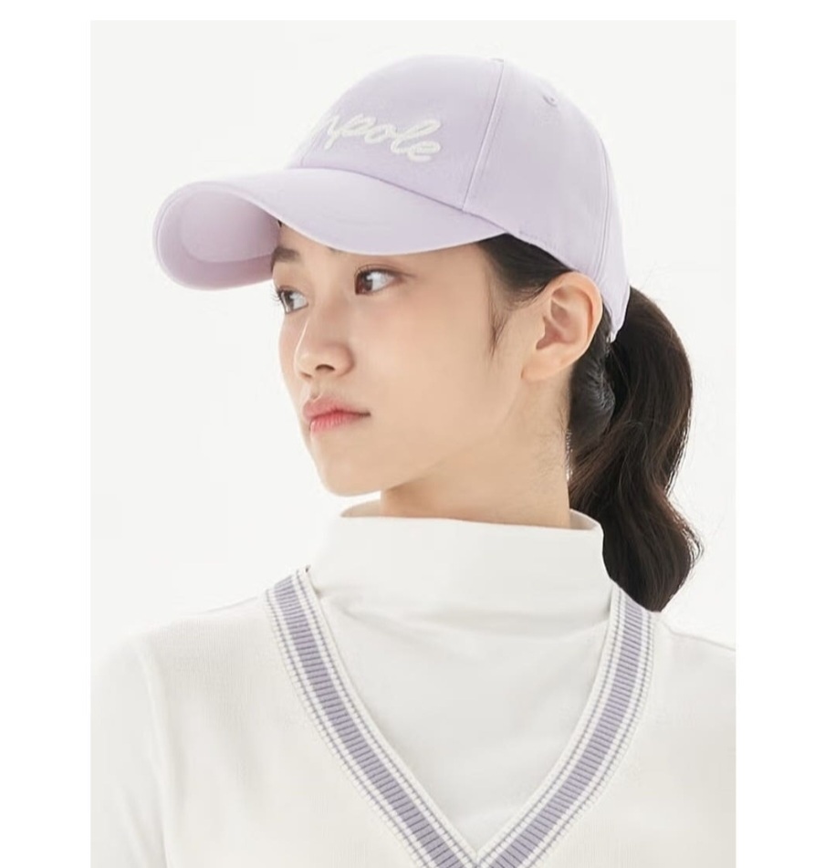 새상품)빈폴ACC(골프)여성 로고 포인트 볼캡