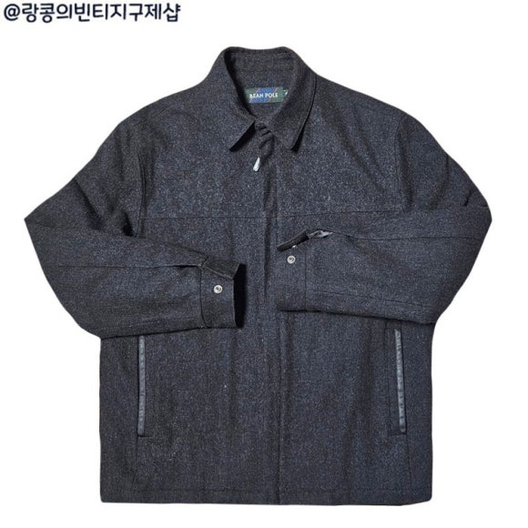 빈폴 올드스쿨 빈티지 모직 블루종 자켓