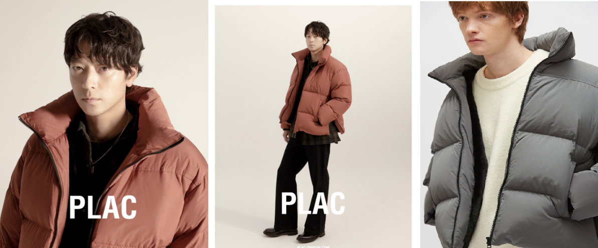 남자패딩 오리털 거위털 숏 PLAC 경량 강동원 파카