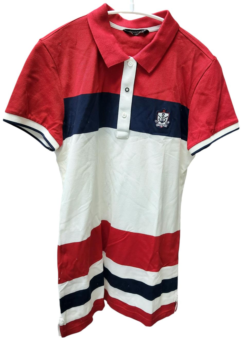 빈폴 골프(Bean Pole Golf) 여성 클래식 반팔 티셔츠 L