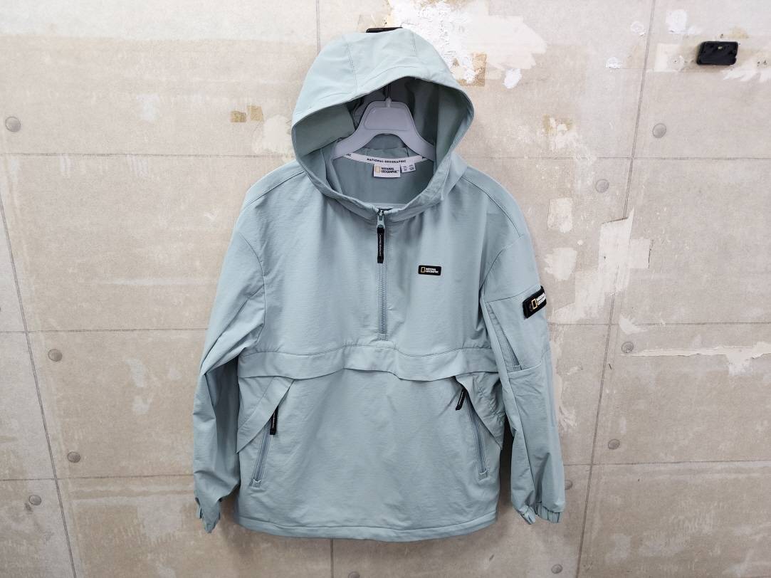 (150)내셔널지오그래픽 정품 키즈 우븐 아노락/150/상태좋음