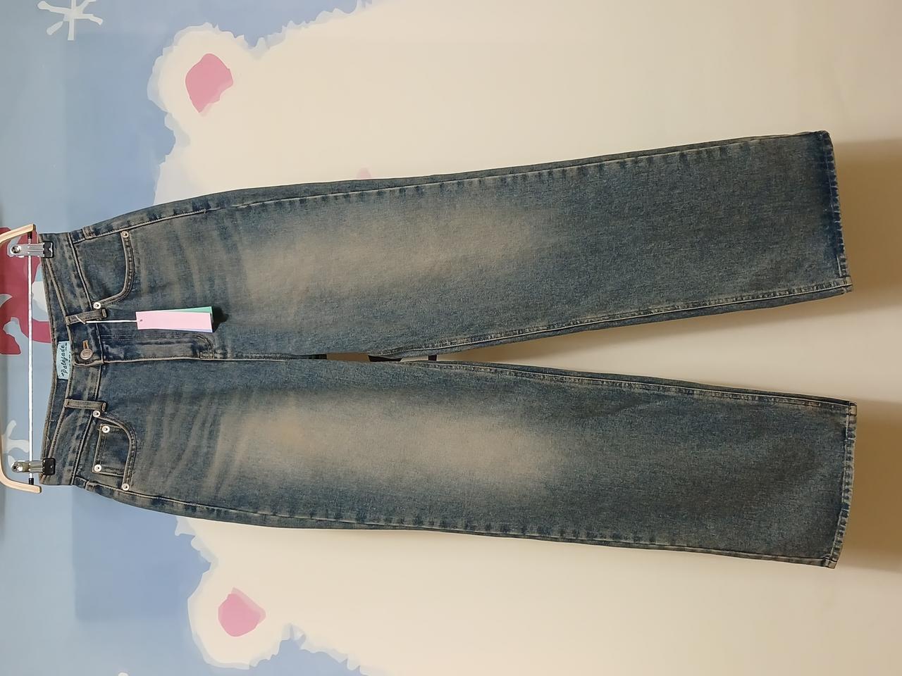 (M) 페일제이드 파인체리 와이드 데님 청바지 