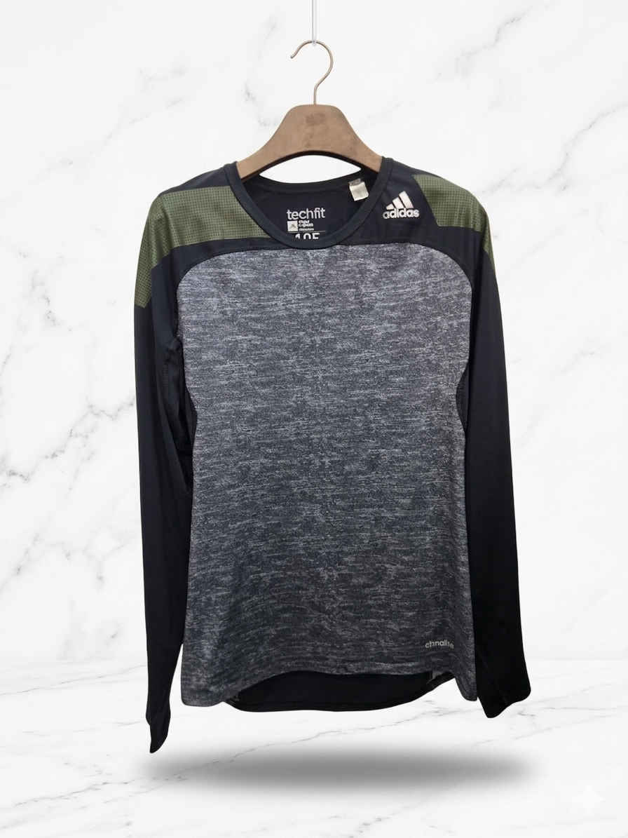 105,XL )) adidas 아디다스 테크핏 긴팔티셔츠! 달라붙는핏~