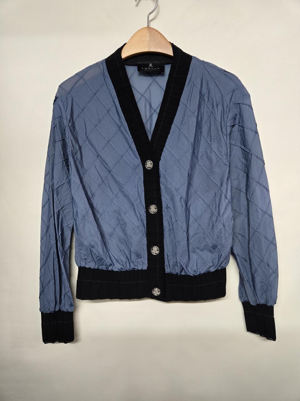 LANVIN 랑방 퀼팅 블루종 가디건82
