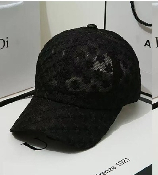 새상품)여성 매쉬 레이스 캡모자