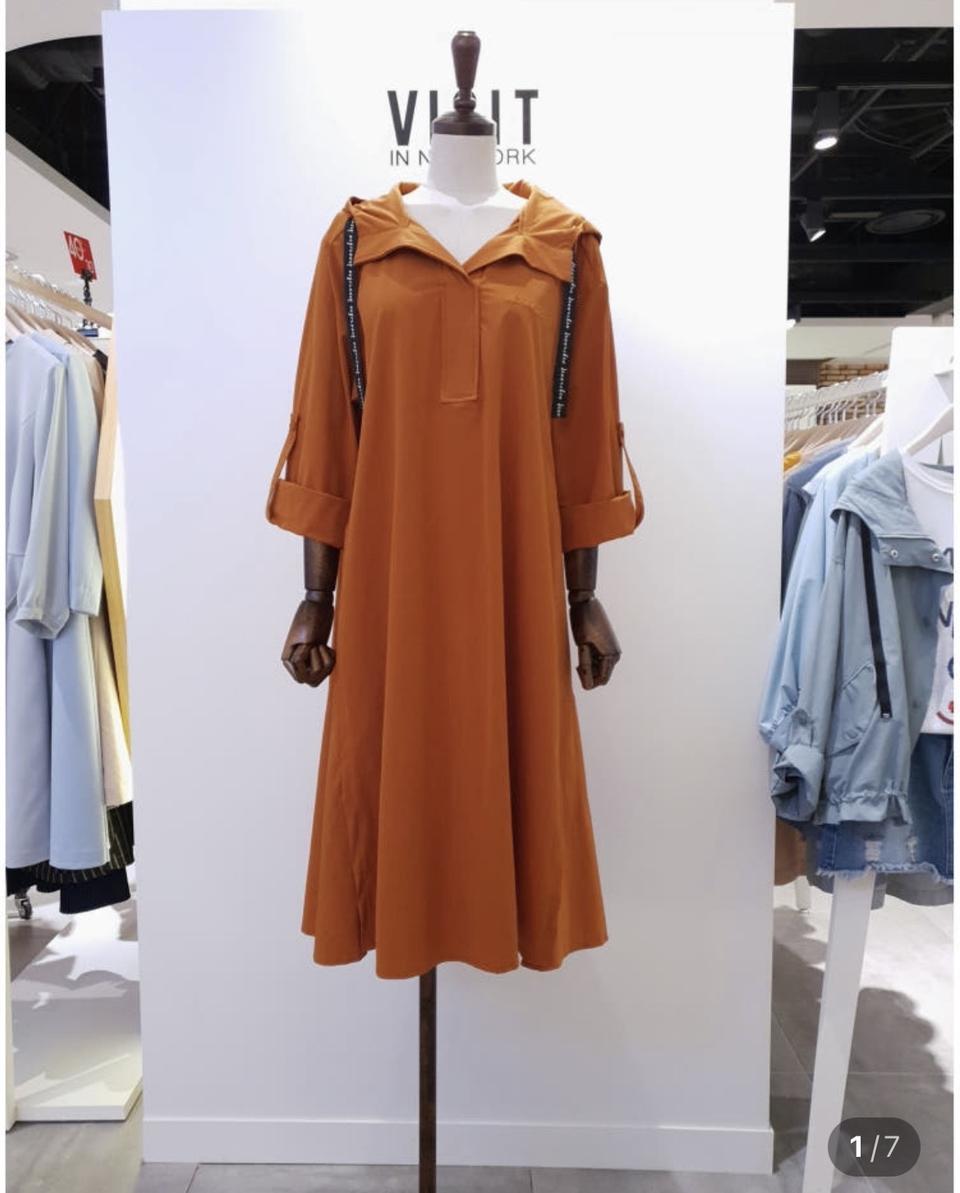 VISIT 비지트인뉴욕 후드롱원피스