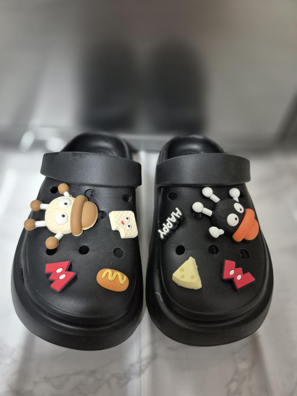 슬리퍼 샌들 블랙
